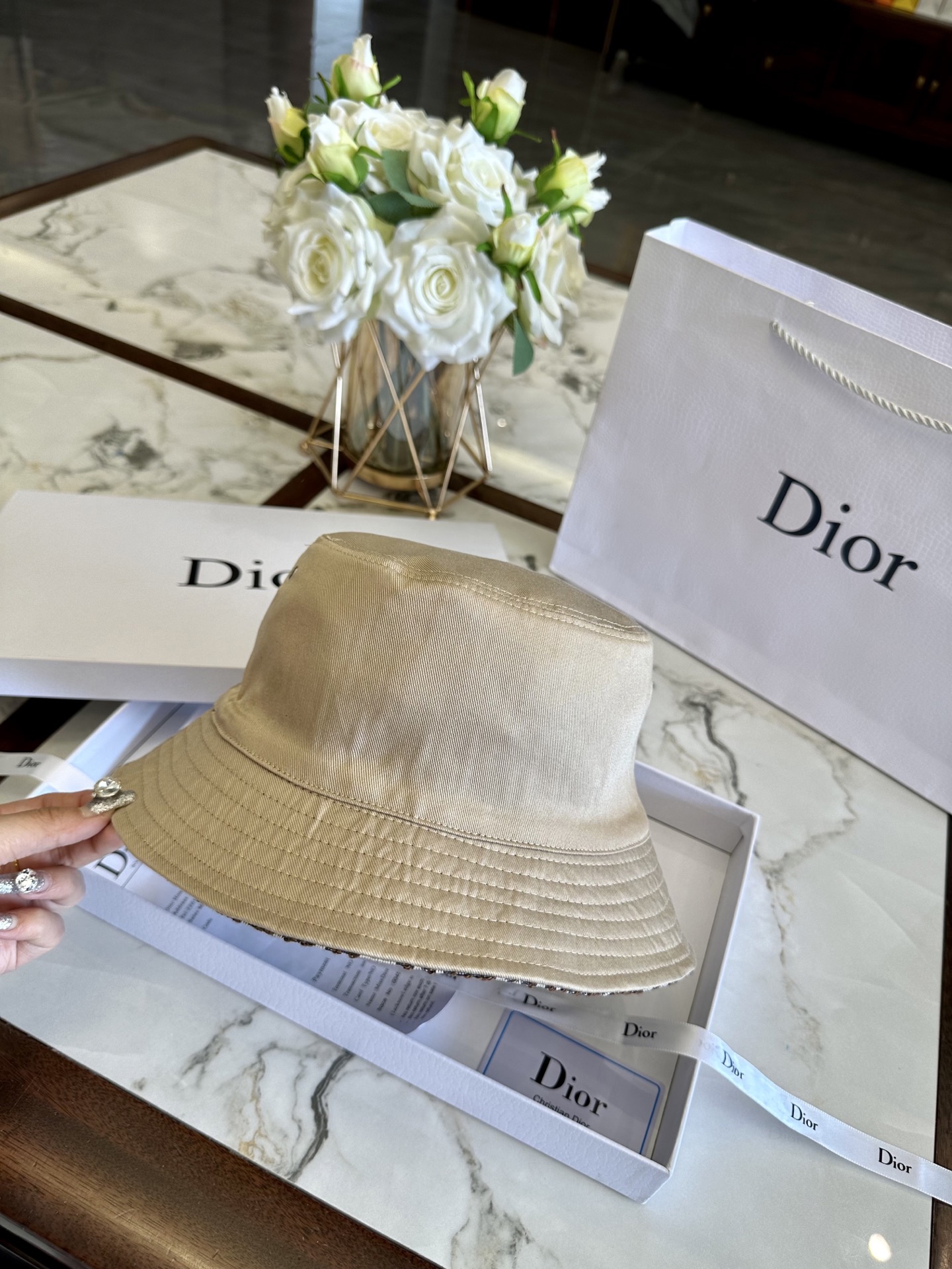 dior hat model 36